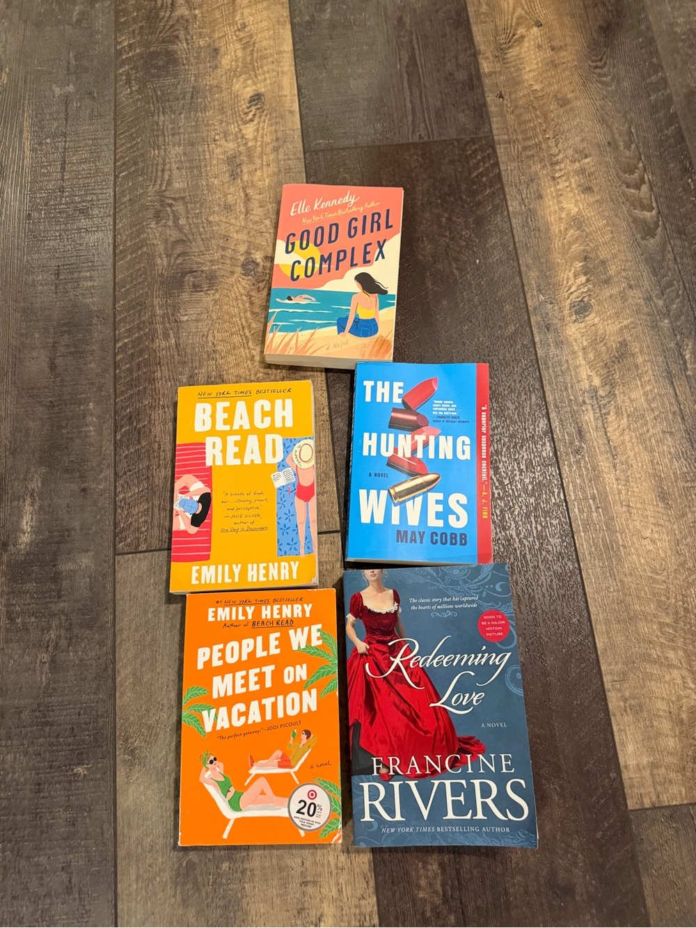 Lot of 5 romance books emily Henry Elle Kennedy May Cobb the hunting wives